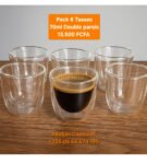Pack de 6 Tasses double parois